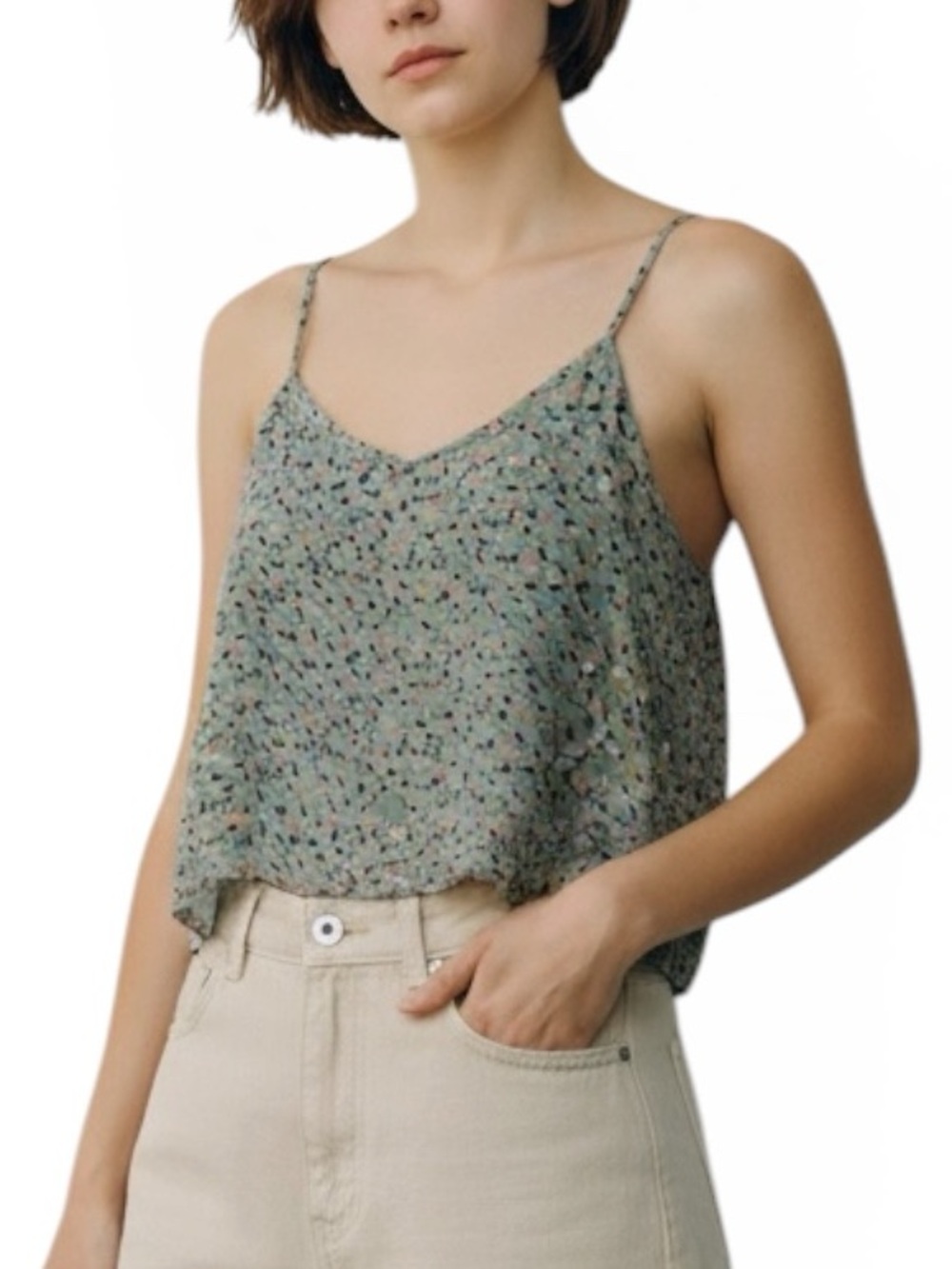 VTG Crop Tank Top. Size S.